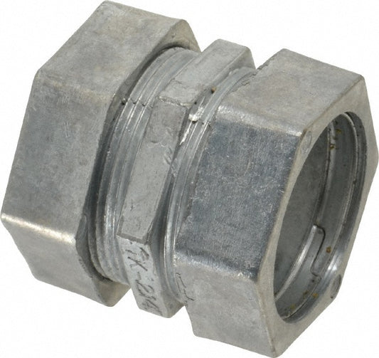 Thomas & Betts TK214SC Conduit Coupling For EMT, Die Cast Zinc, 1-1/4" Trade Size