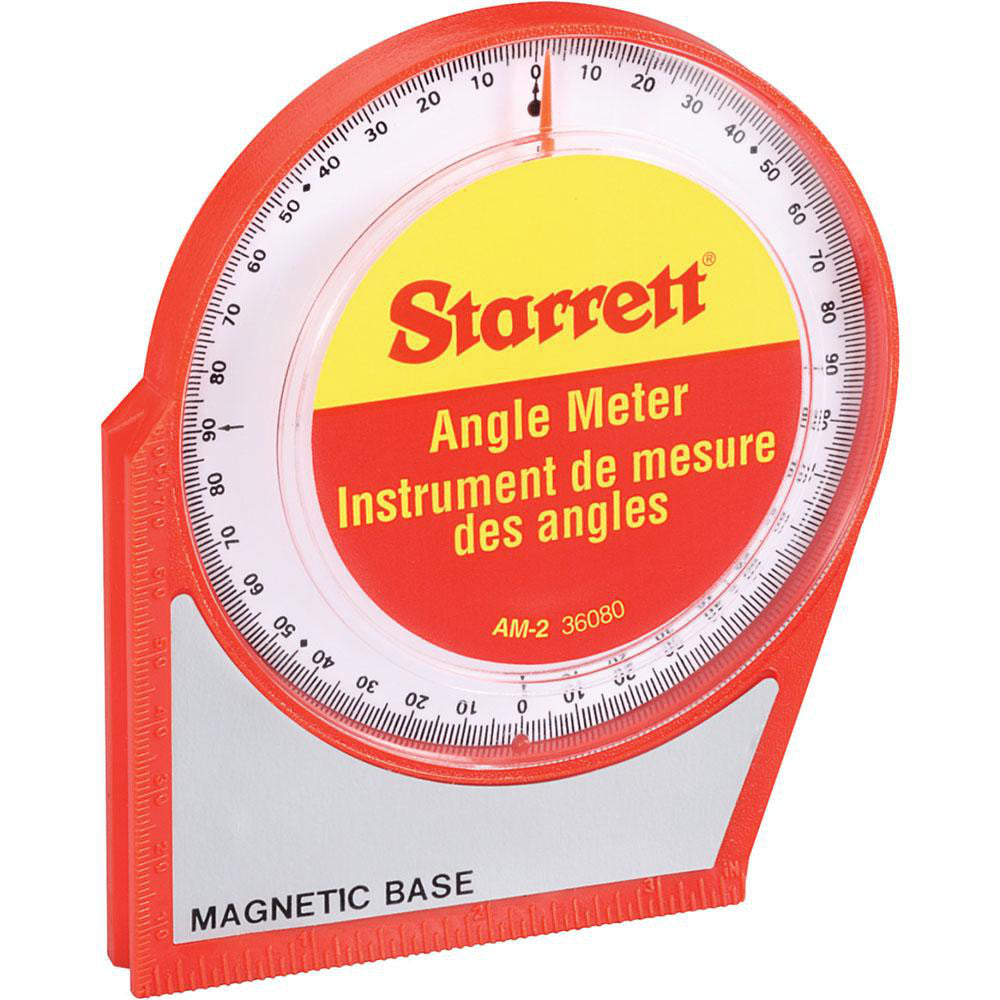 Starrett 36080 90&deg Max Measurement Mechanical Inclinometer