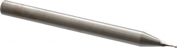 RobbJack SR-2-016 Square End Mill 1/64'' Dia, 0.048'' LOC, 1/8'' Shank Dia, 1-1/2'' OAL, 2 Flutes, Solid Carbide
