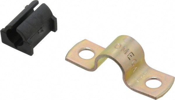 ZSI 006M008 3/8" Tube, Steel, Zinc Plated Tube Strap with Cushion