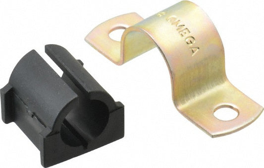 ZSI 010M013 5/8" Tube, Steel, Zinc Plated Tube Strap with Cushion