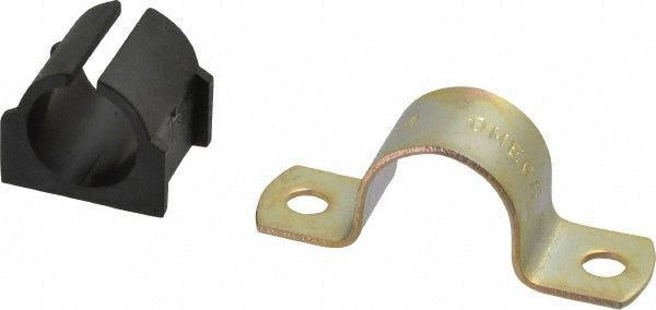 ZSI 012M015 3/4" Tube, Steel, Zinc Plated Tube Strap with Cushion