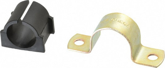 ZSI 014M017 7/8" Tube, Steel, Zinc Plated Tube Strap with Cushion