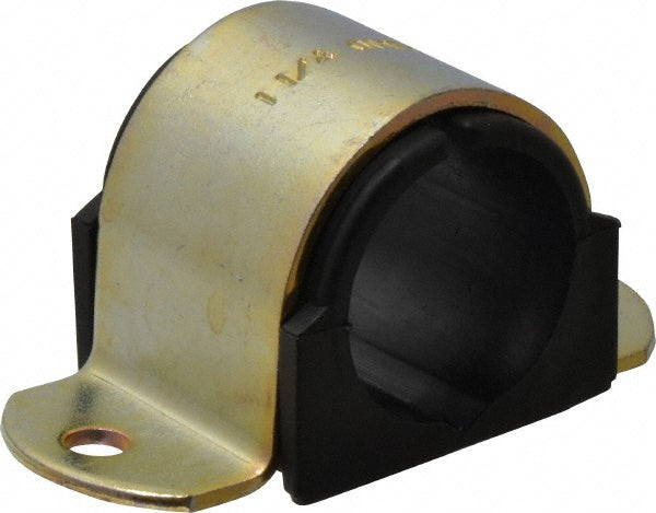 ZSI 020M024 1-1/4" Tube, Steel, Zinc Plated Tube Strap with Cushion