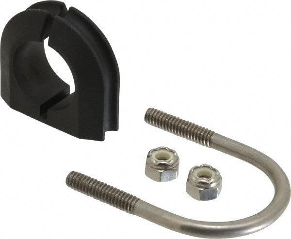 ZSI UB3/4PA6 U-Bolt Clamp with Cushion 3/4" Pipe, 316 Stainless Steel