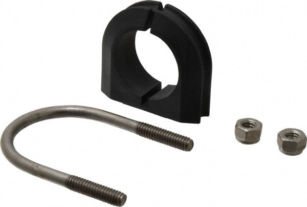 ZSI UB1PA6 U-Bolt Clamp with Cushion 1" Pipe, 316 Stainless Steel