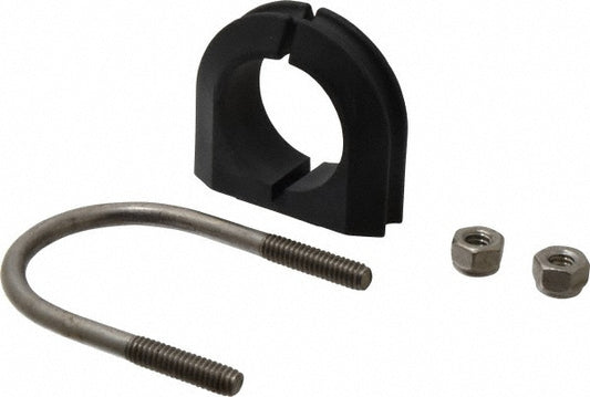 ZSI UB1PA6 U-Bolt Clamp with Cushion 1" Pipe, 316 Stainless Steel