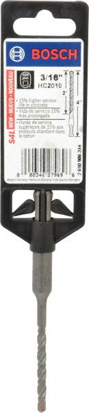 Bosch HC2010 3/16" Diam, SDS-Plus Shank, Carbide-Tipped Rotary & Hammer Drill Bit