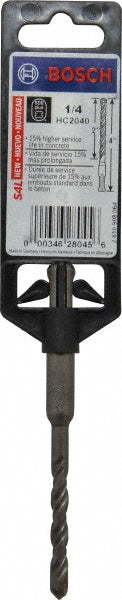 Bosch HC2040 1/4" Diam, SDS-Plus Shank, Carbide-Tipped Rotary & Hammer Drill Bit