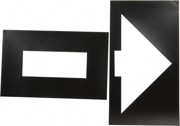 C.H. Hanson 12436 Facility Stencils Stencil Type Graphic/Symbol Only  Character Height 8in  Overall Height 21in  Thickness 0.0150in
