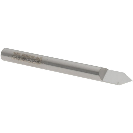 Accupro 00199224 3/16" Dia Single 60&deg Conical Point End Solid Carbide Split-End Blank