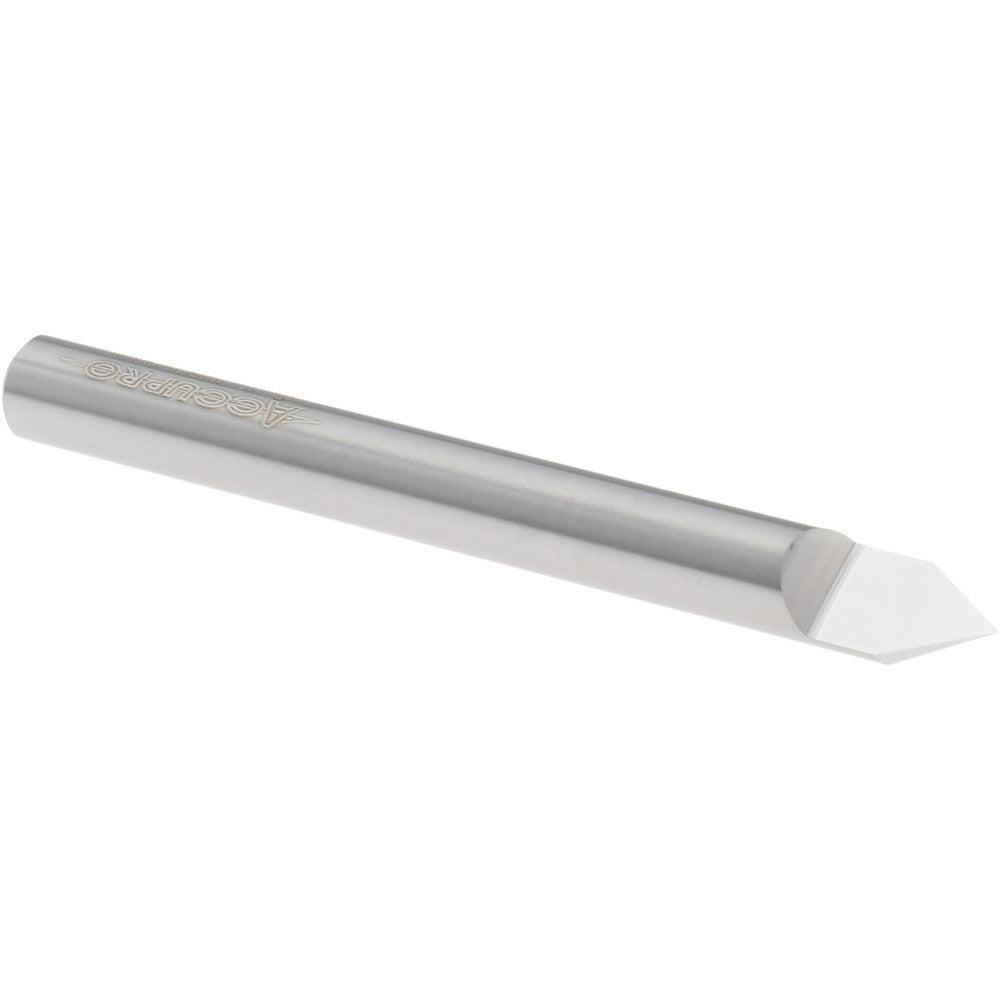 Accupro 00199240 1/4" Dia Single 60&deg Conical Point End Solid Carbide Split-End Blank
