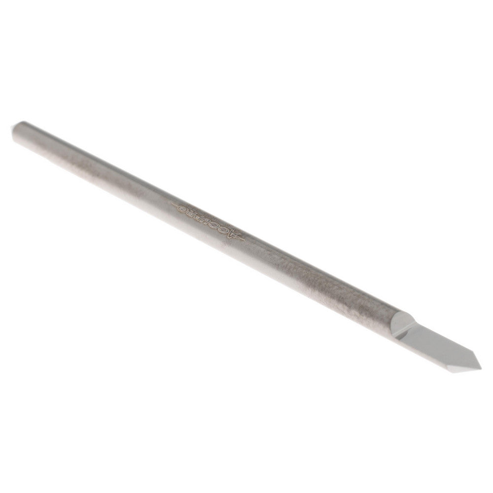 Accupro 00199570 1/8" Dia Single 60&deg Conical Point End Solid Carbide Split-End Blank
