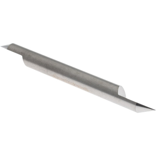 Accupro 00199588 3/16" Dia Single 60&deg Conical Point End Solid Carbide Split-End Blank