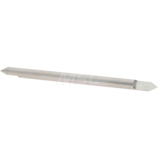 Accupro 00199612 1/4" Dia Single 60&deg Conical Point End Solid Carbide Split-End Blank