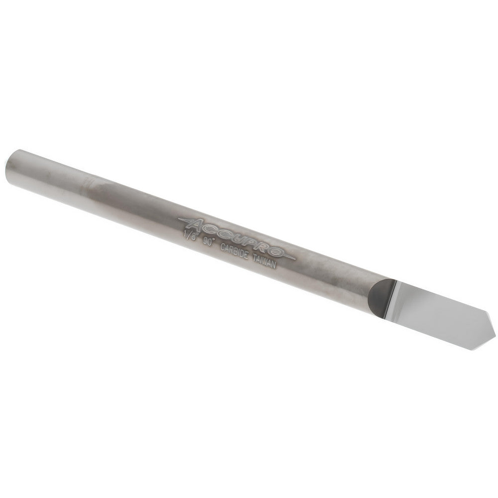 Accupro 00199687 1/8" Dia Single 90&deg Conical Point End Solid Carbide Split-End Blank