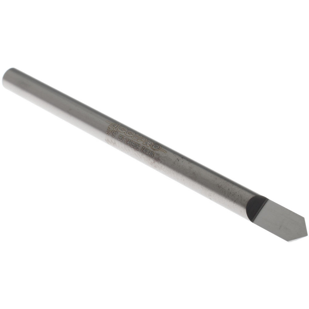Accupro 00199711 3/16" Dia Single 90&deg Conical Point End Solid Carbide Split-End Blank