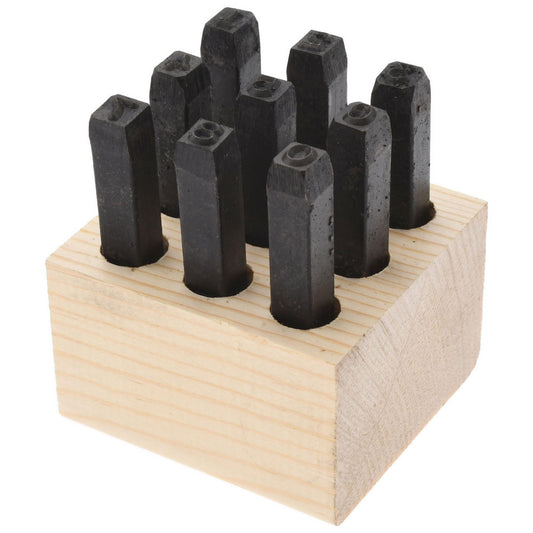 Young Bros. Stamp Works Inc. 05091 Standard Stamp Set 3/16" Character, 9 pc