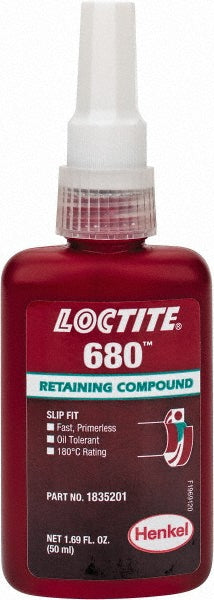 Loctite 1835201 Retaining Compound 50 mL Bottle, Green, Liquid