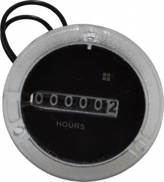 Trumeter 710-0002 6 Digit Wheel Display Hour Meter