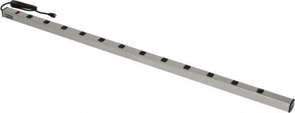 Wiremold UL2064BC 12 Outlets, 120 Volts, 15 Amps, 6' Cord, Power Outlet Strip