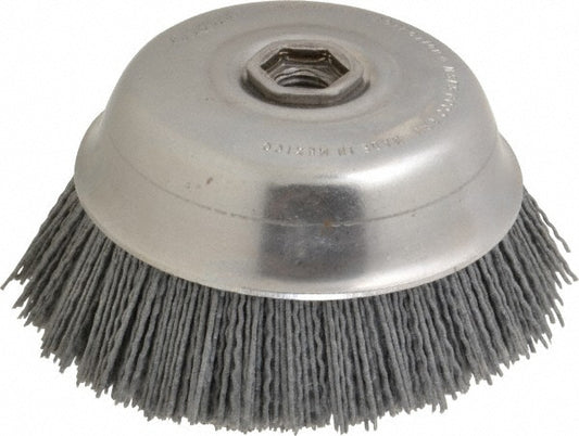 Osborn 0003213100 Cup Brush 6" Dia, Silicon Carbide, Straight