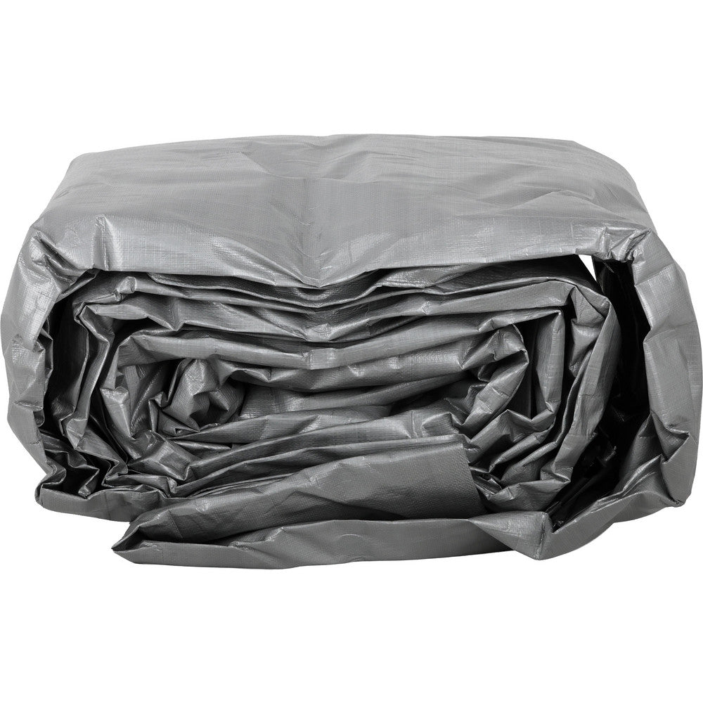 Value Collection KSMSCSB3040 Tarp/Dust Cover Black & Silver, Polyethylene, 40' Long x 30' Wide, 11 to 12 mil