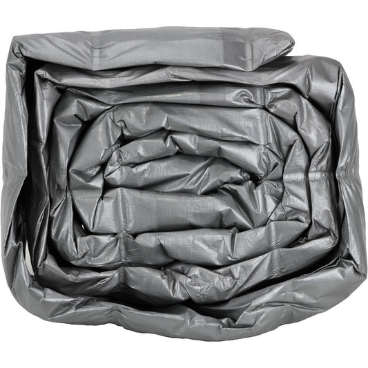 Value Collection KSMSCSB4060 Tarp/Dust Cover Black & Silver, Polyethylene, 60' Long x 40' Wide, 11 to 12 mil