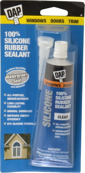 DAP 7079800753 Joint Sealant 2.8 oz Tube, Clear, RTV Silicone