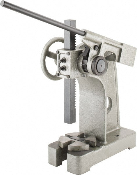 Value Collection 805-1130 Pneumatic Arbor Press 2-1/2" Ram, 6" Throat Depth, 3 Ton Pressure, 18" Stroke, 12-5/8" Max Work Height