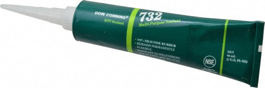 Dow Corning 3140717 Joint Sealant 3 oz Tube, White, RTV Silicone