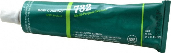 Dow Corning 2112531 Joint Sealant 3 oz Tube, Black, RTV Silicone