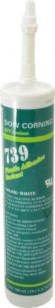 Dow Corning 99180621 Joint Sealant 10.1 oz Cartridge, White, RTV Silicone