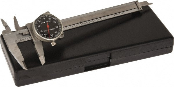 Value Collection 10B-S004 Dial Caliper 4'' Range, 0.001'' Graduation, 0.1'' per Revolution