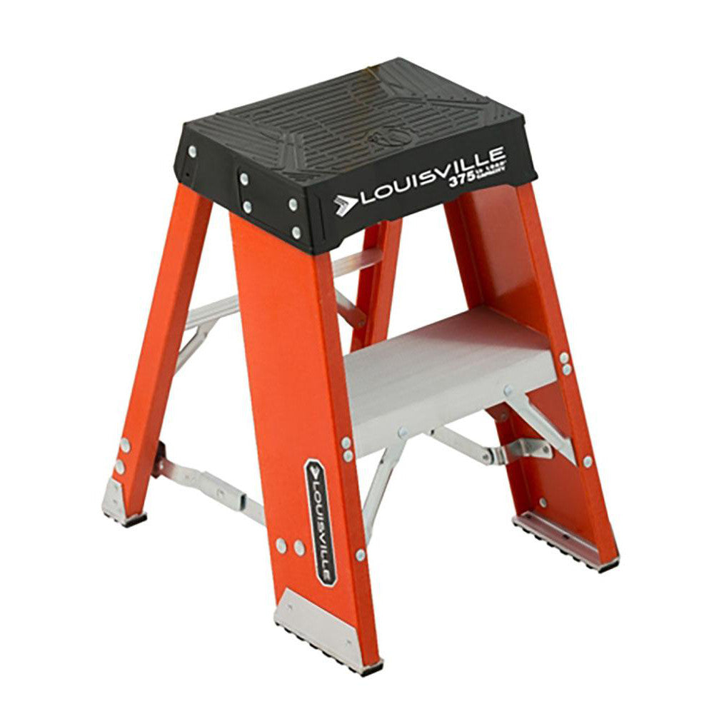 Louisville FY8002 2-Step Fiberglass Step Ladder Type IA, 22-3/4" High