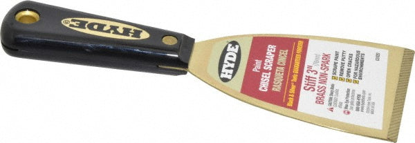 Hyde Tools 02420 Stiff Brass Chisel Scraper