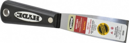 Hyde Tools 02050 Putty Knife Steel, 1-1/4" Wide