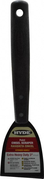 Hyde Tools 12050 Stiff Carbon Steel Chisel Scraper