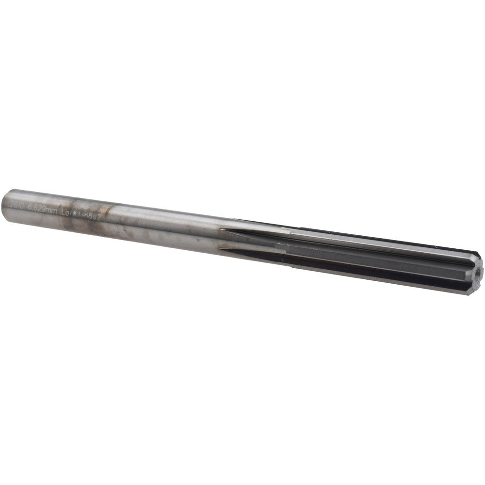 M.A. Ford 27226100 Chucking Reamer Letter G, 3-1/4" OAL, 1-1/8" Flute Length, Straight Flute, Straight-Cylindrical Shank, Solid Carbide