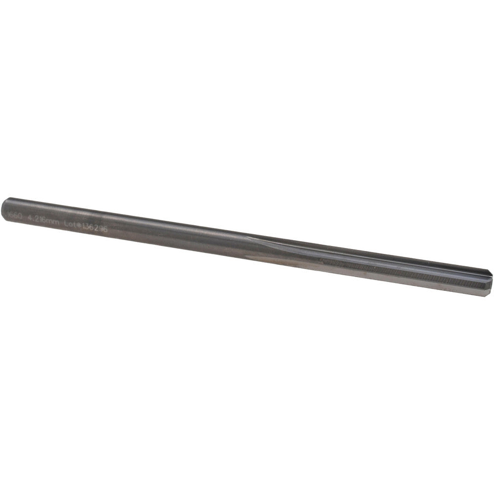 M.A. Ford 27216600 Chucking Reamer #19, 2-3/4" OAL, 7/8" Flute Length, Straight Flute, Straight-Cylindrical Shank, Solid Carbide