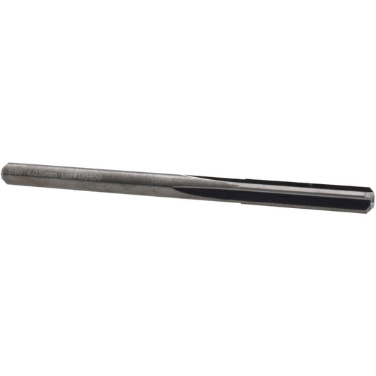 M.A. Ford 27215900 Chucking Reamer #21, 2-1/2" OAL, 3/4" Flute Length, Straight Flute, Straight-Cylindrical Shank, Solid Carbide