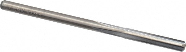 M.A. Ford 27214400 Chucking Reamer #27, 2-1/2" OAL, 3/4" Flute Length, Straight Flute, Straight-Cylindrical Shank, Solid Carbide