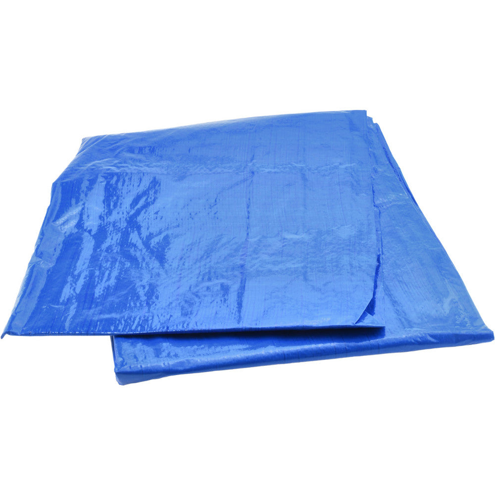 Value Collection KSMSCBB1220 Tarp/Dust Cover Blue, Rectangle, Polyethylene, 20' Long x 12' Wide