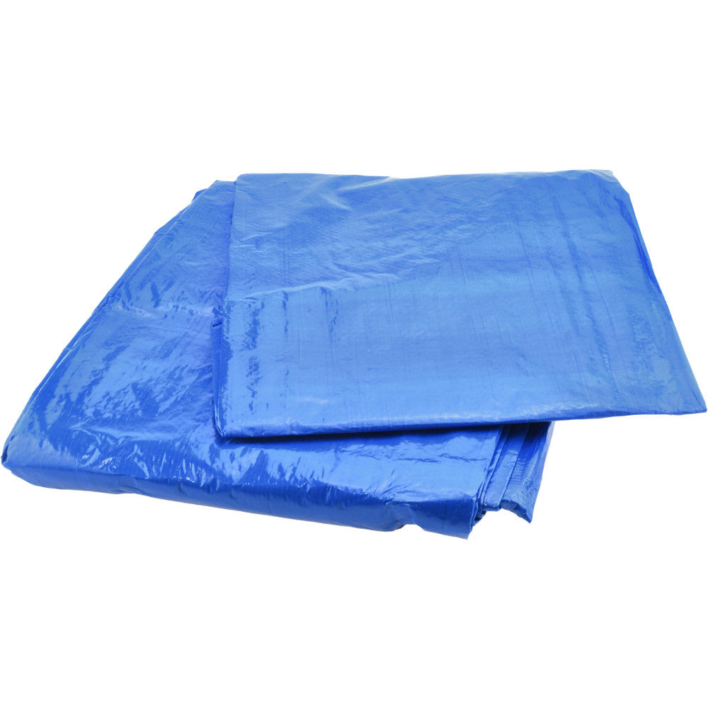 Value Collection KSMSCBB1824 Tarp/Dust Cover Blue, Rectangle, Polyethylene, 24' Long x 18' Wide