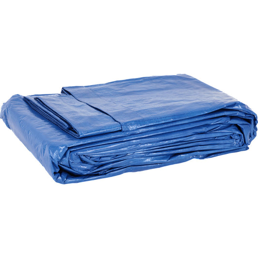 Value Collection KSMSCBB2040 Tarp/Dust Cover Blue, Rectangle, Polyethylene, 40' Long x 20' Wide