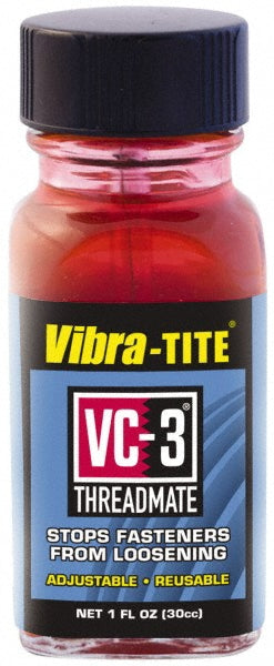 Vibra-Tite 21330 Threadlocker Red, 1 oz, Bottle