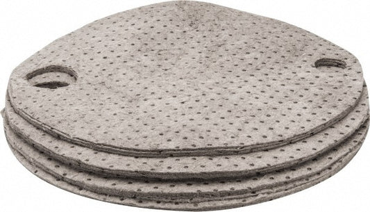Brady SPC Sorbents DTA25 Drum Top Pads Total Package Absorption Capacity 6  Overall Diameter 22  Drum Compatibility 55 Gal. Drums w/1 & 2 Holes  Material Polypropylene  Features Highly Versatile