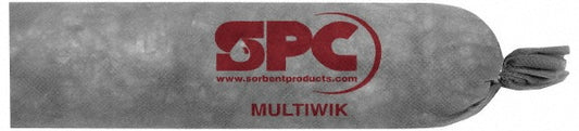 Brady SPC Sorbents MS-50 Sock Universal, 3" Dia, 4' OAL, 40 gal Absorption, Cellulose, Brown