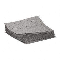 Brady SPC Sorbents MRO100 Sorbent Pad Universal Use, 26, Gray