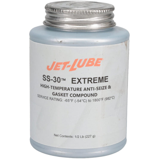 Jet-Lube 12502 High Temperature Anti-Seize Lubricant 8 oz Can